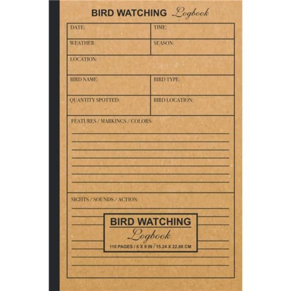 Bird Watching Logbook: A Birdwatching Journal for Bird Watchers and Birders | - Picture 1 of 2